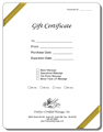 Purchase a Massage Gift Certificate for that special person in your life